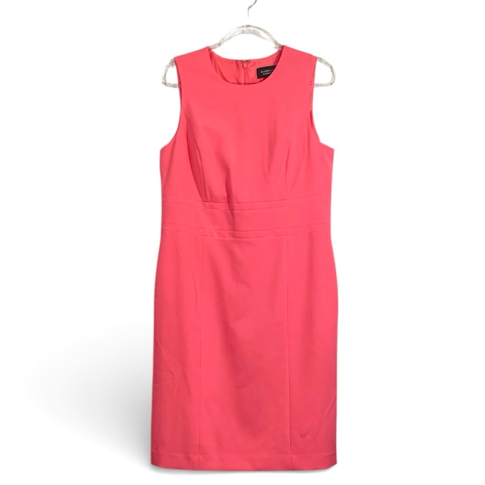 Evan Picone Vibrant Pink Midi Dress